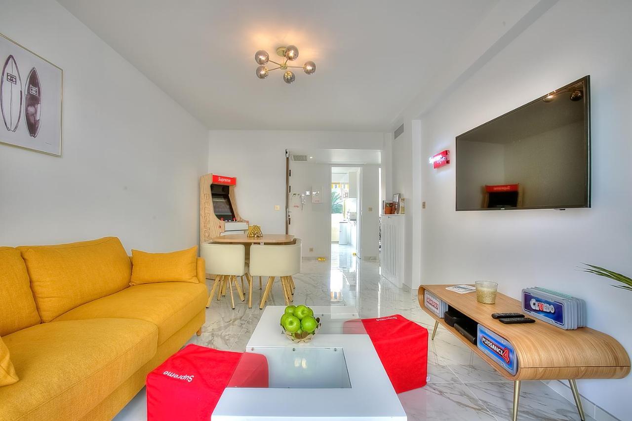 Luxury 4 Stars Apartment With 2 Terraces, Cannes Croisette Exterior foto